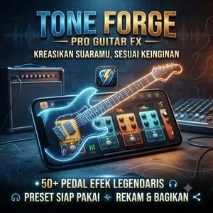 Simulasi Multi-Efek & Amplifier Gitar di Smartphone dengan Tone Forge Pro Guitar FX
